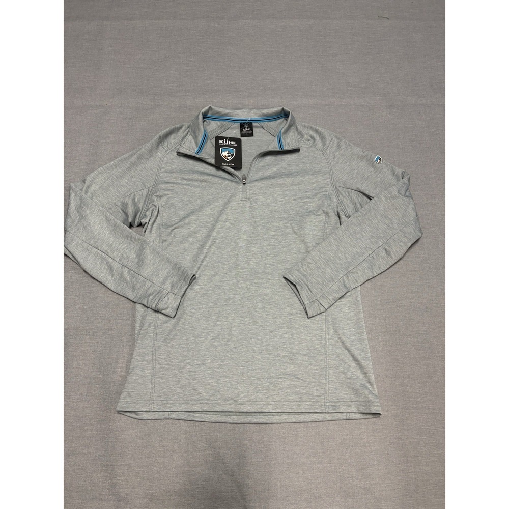 NEW Kuhl Influx 1/4 Quarter Zip Pullover Sweater Men's Small Heather Grey NWT